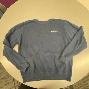 Men's Blue Knit Vintage Sweater